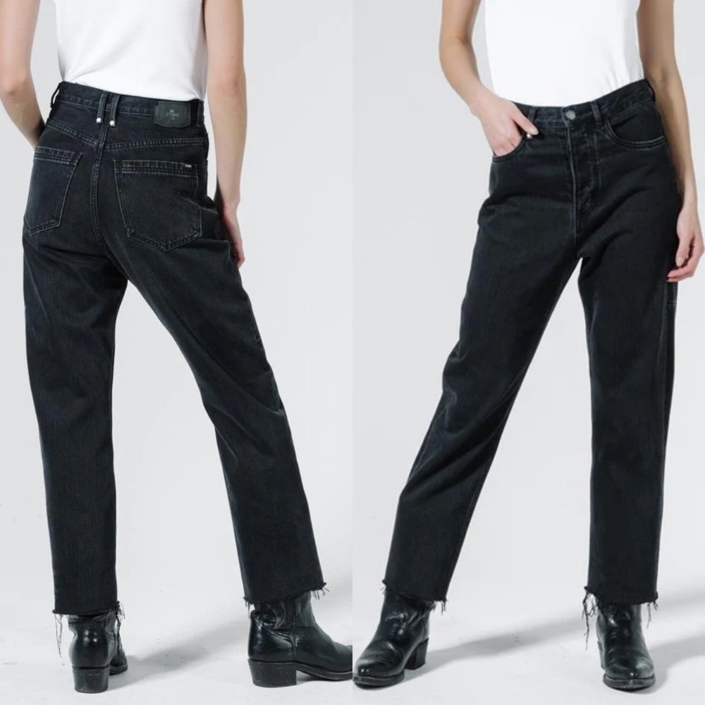 THRILLS Jude Jean Black Rinse High Rise Loose